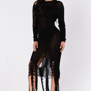 NWT Fashion Nova Finally Famous Dress Black Dress